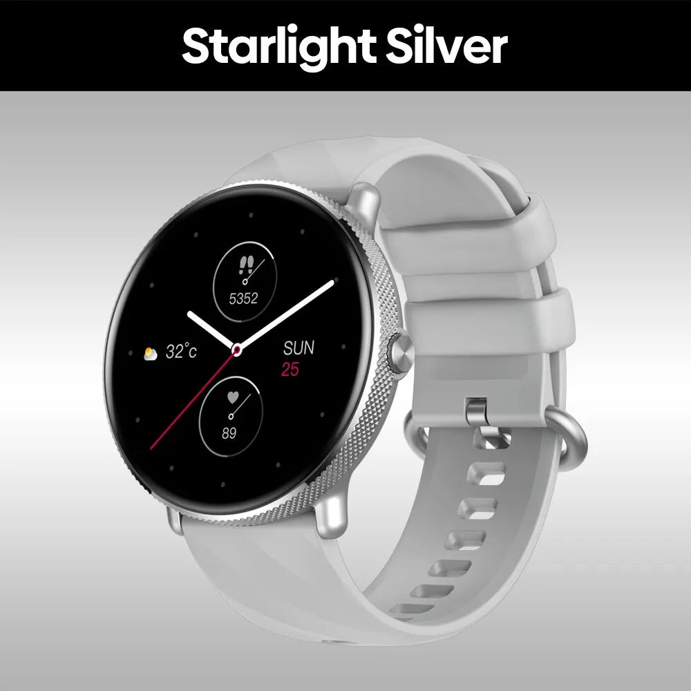 Elite AMOLED Voice Calling Smart Watch with Stainless Steel Frame