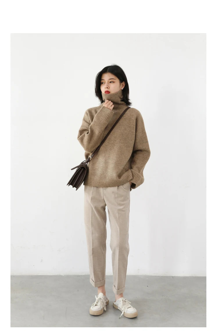 Women's Roll Neck Jumper (termo britânico para Turtleneck Sweater)