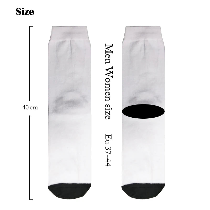 Custom Face Photo Socks – Personalised 3D Novelty Funny Socks for Men & Women