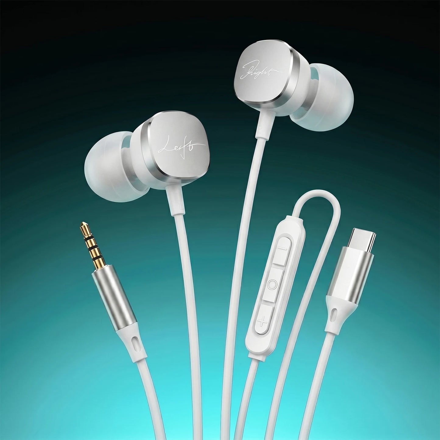 PureSound Type-C HiFi Earbuds – Wired Stereo Headphones with Deep Bass & HD Mic