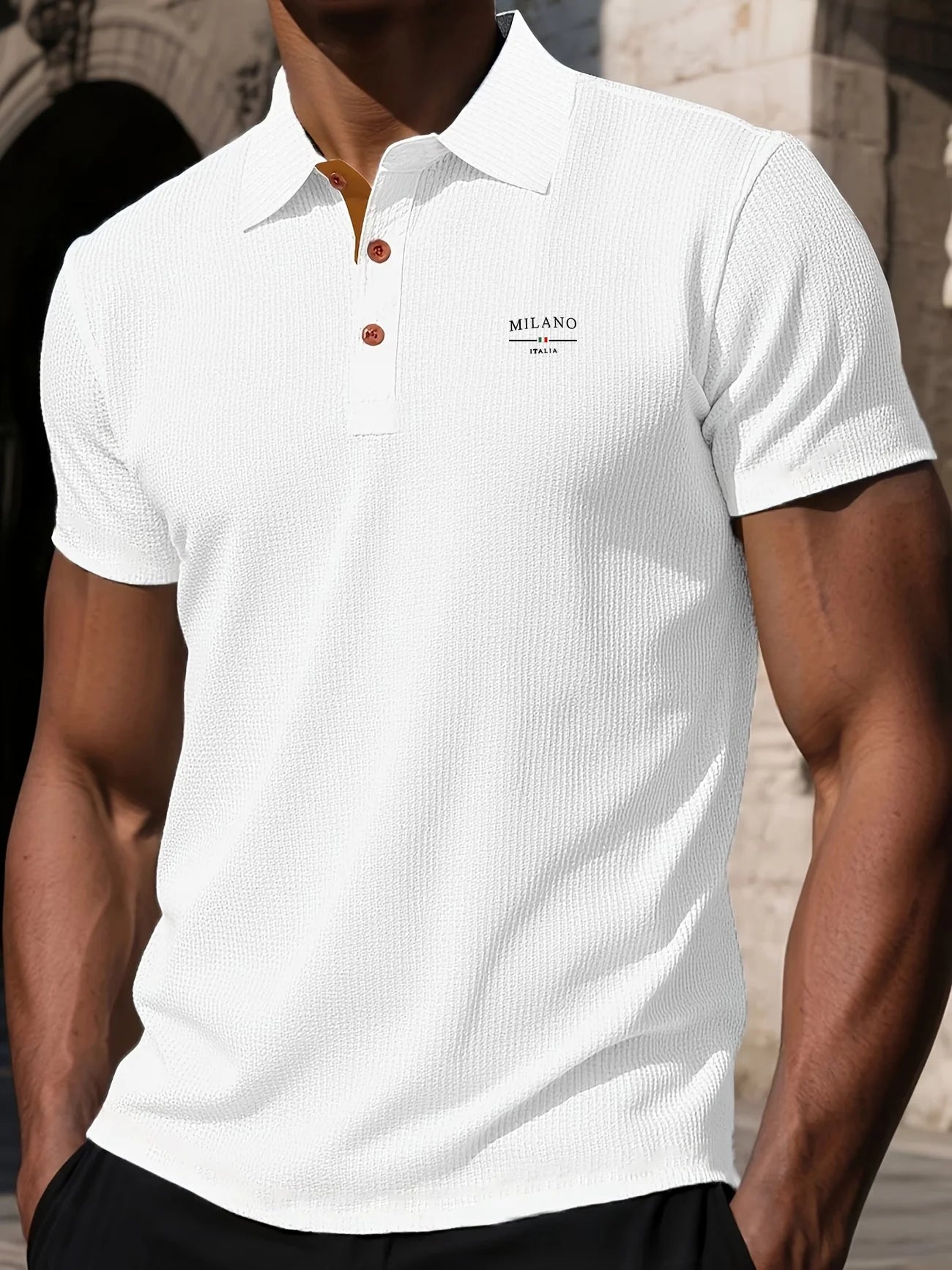 Polo de manga corta prémium para hombre | Ajuste clásico para el día a día
