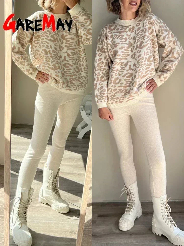 Women's Thermal Fleece Lined Winter Leggings – Thick Stretch Velvet Cotton Warm Slim Fit Tights