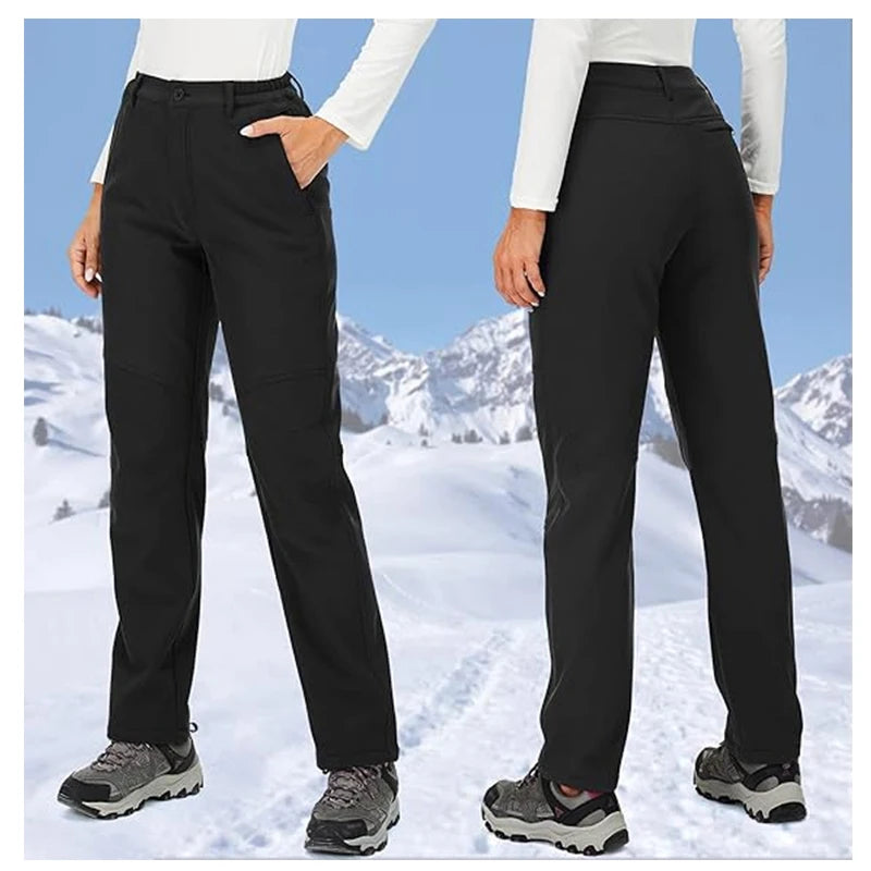 Women's Windproof Thermal Trousers | Warm Outdoor Hiking & Walking Pants