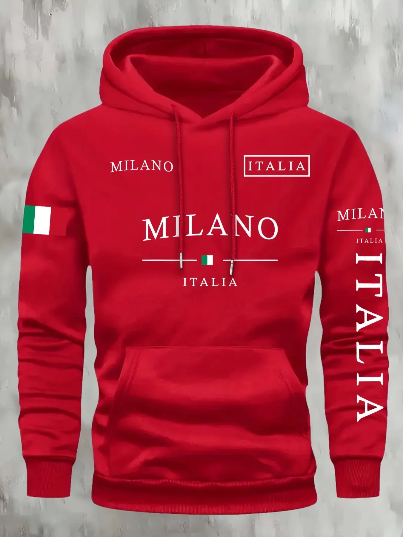 Milano Edge Oversized Hoodie – Fashion Sports & Casual Unisex Sweatshirt for All Seasons