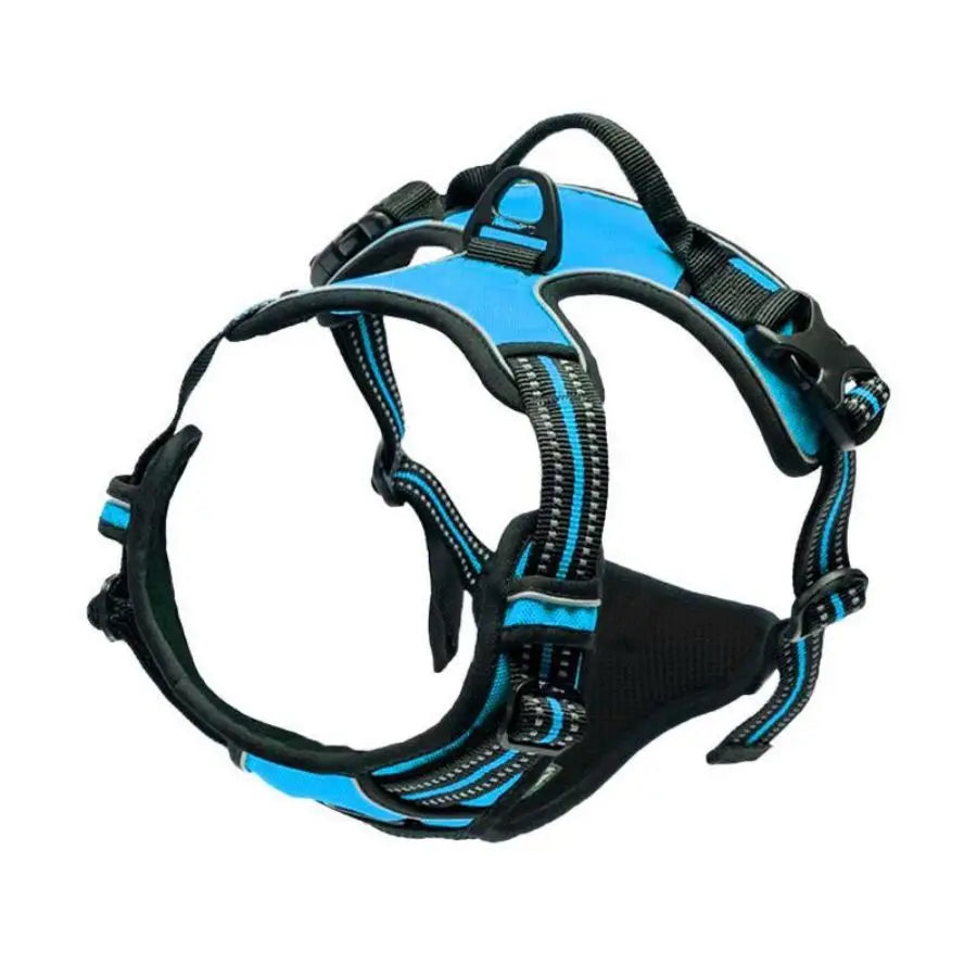 SafeStride™ Reflective Front-Clip Harness with Handle for Large Dogs