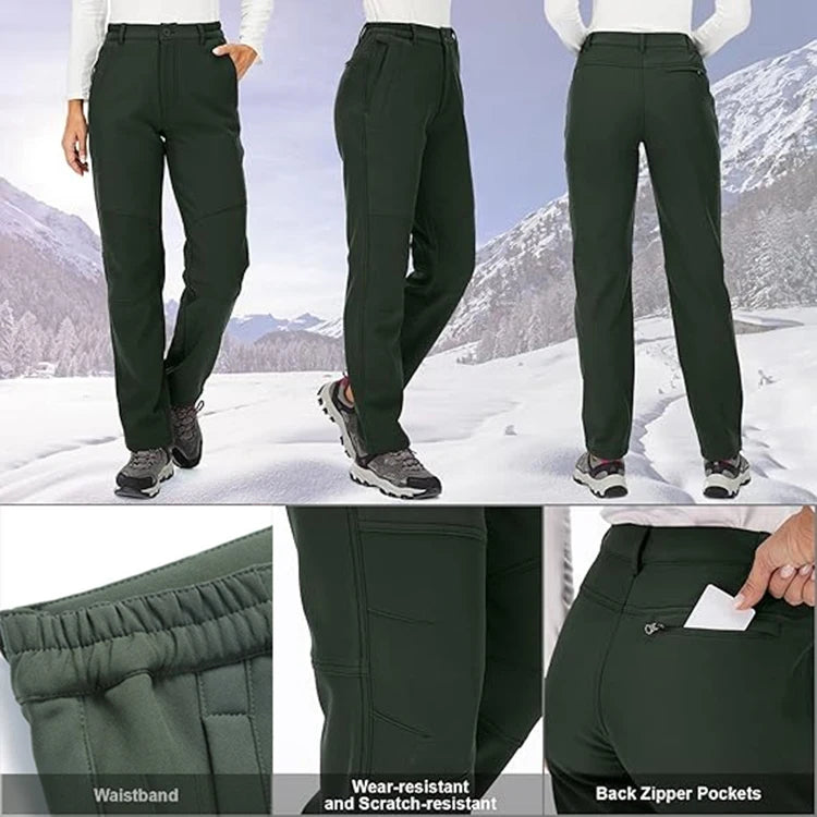 Women's Windproof Thermal Trousers | Warm Outdoor Hiking & Walking Pants