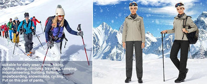 Women's Windproof Thermal Trousers | Warm Outdoor Hiking & Walking Pants