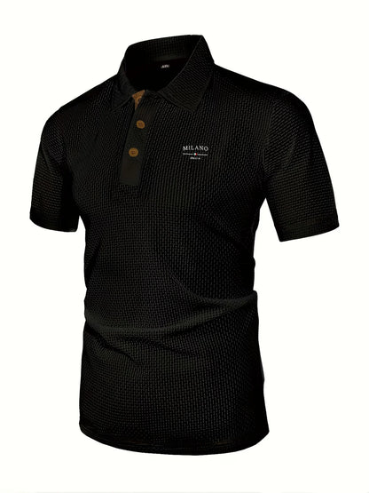 Polo de manga corta prémium para hombre | Ajuste clásico para el día a día