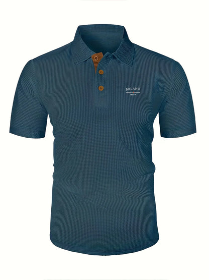 Polo de manga corta prémium para hombre | Ajuste clásico para el día a día