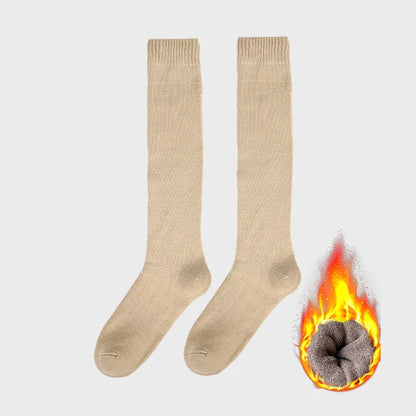 WarmNest™ Premium Winter Knee-High Socks – Breathable Thick Cotton Thermal Socks for Women