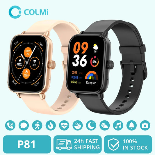 Sports Smart Watch, Fitness Tracker Watch, Bluetooth Smartwatch, Health Monitor Watch, Unisex Smart Watch
