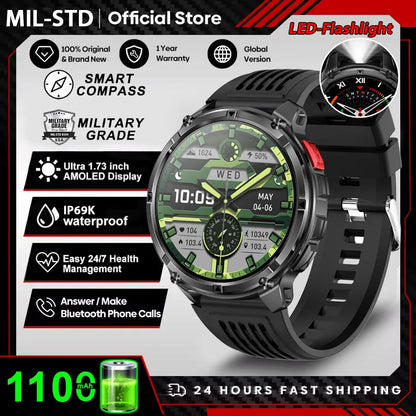 T-Rex3 Ultra Outdoor GPS Smartwatch – 1100mAh B