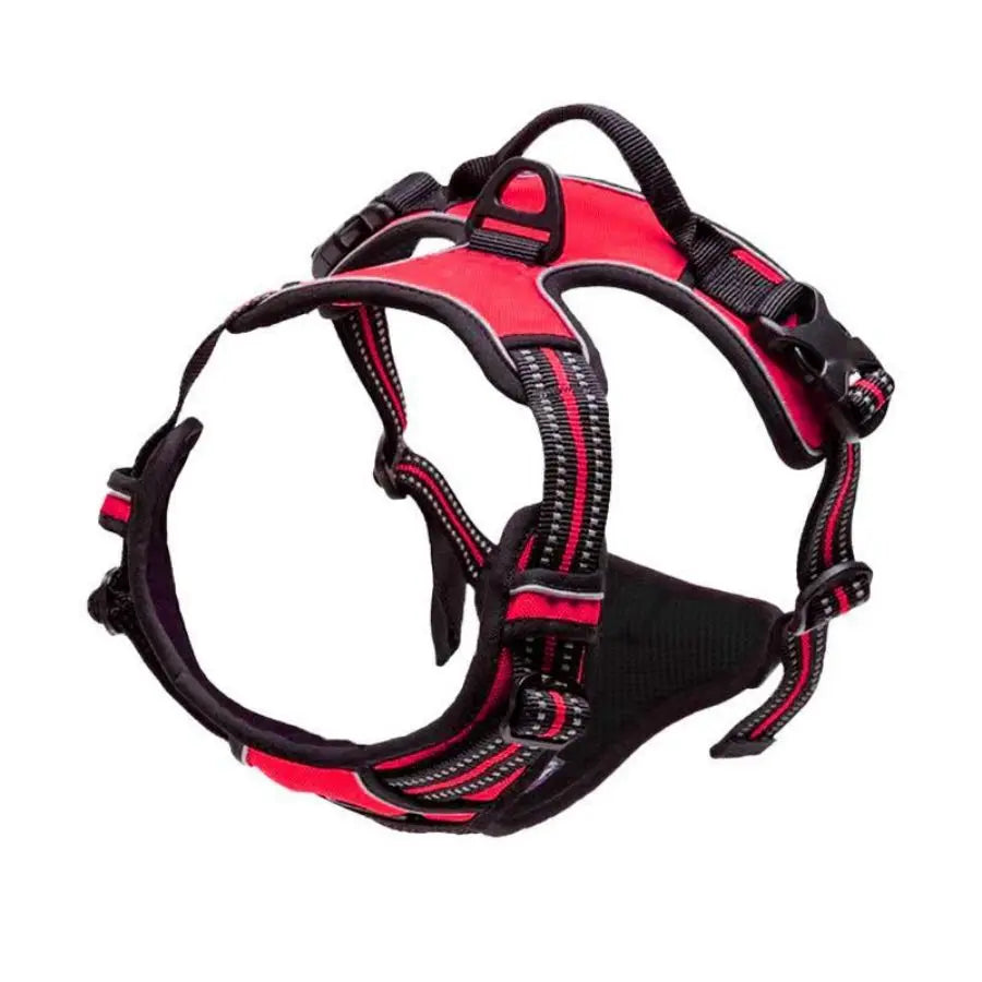 SafeStride™ Reflective Front-Clip Harness with Handle for Large Dogs