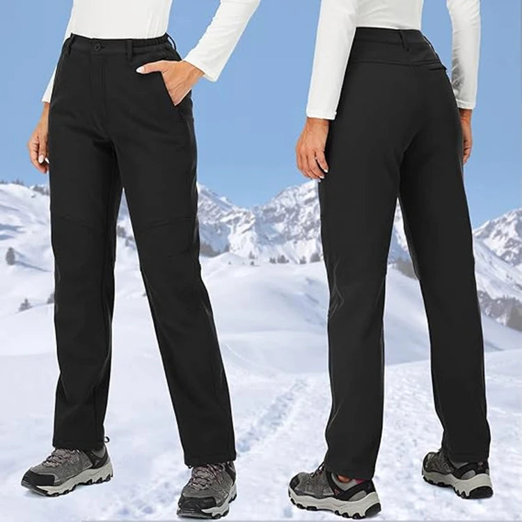 Women's Windproof Thermal Trousers | Warm Outdoor Hiking & Walking Pants