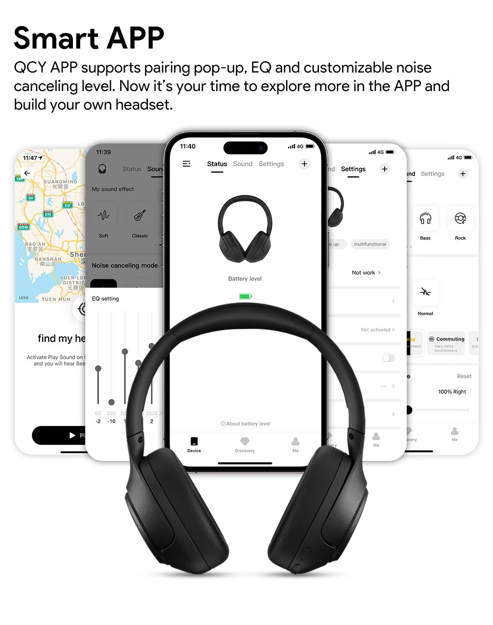 QCY H3 UltraQuiet ANC Headphones