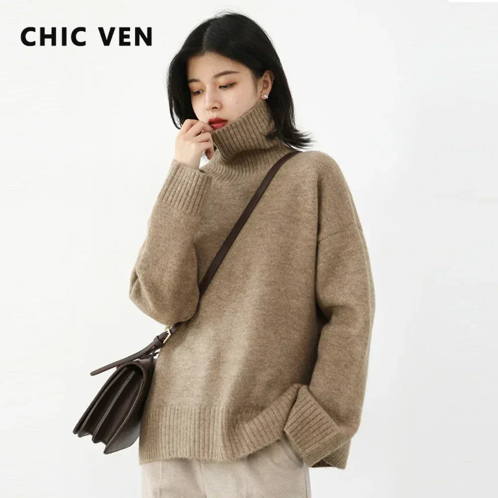 Women's Roll Neck Jumper (termo britânico para Turtleneck Sweater)