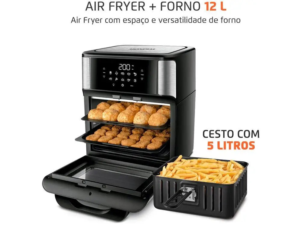 12L Large Capacity Air Fryer Oven – Oil-Free Healthy Cooking with Rapid Hot Air