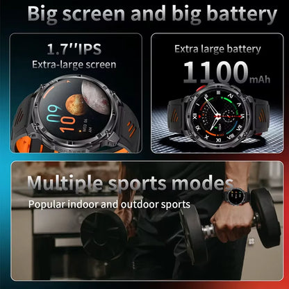 T-Rex3 Ultra Outdoor GPS Smartwatch – 1100mAh B