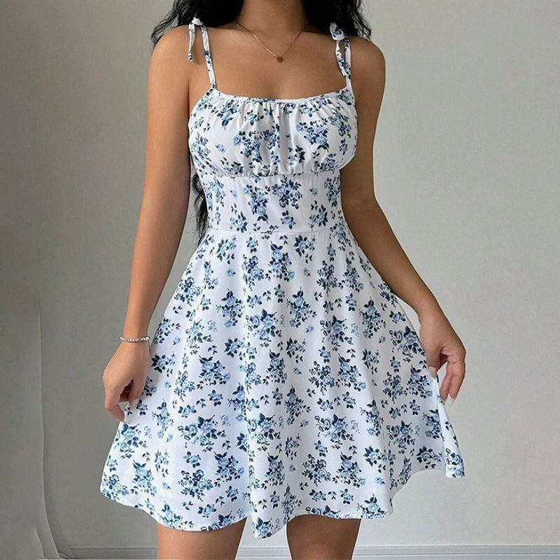 PureSummer Women’s Short Floral Dress