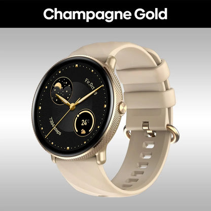 Elite AMOLED Voice Calling Smart Watch with Stainless Steel Frame