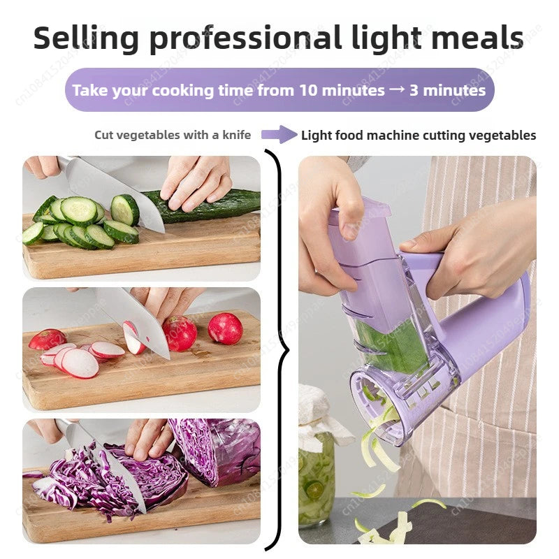 Electric Handheld Vegetable Slicer Multifunctional Cutter