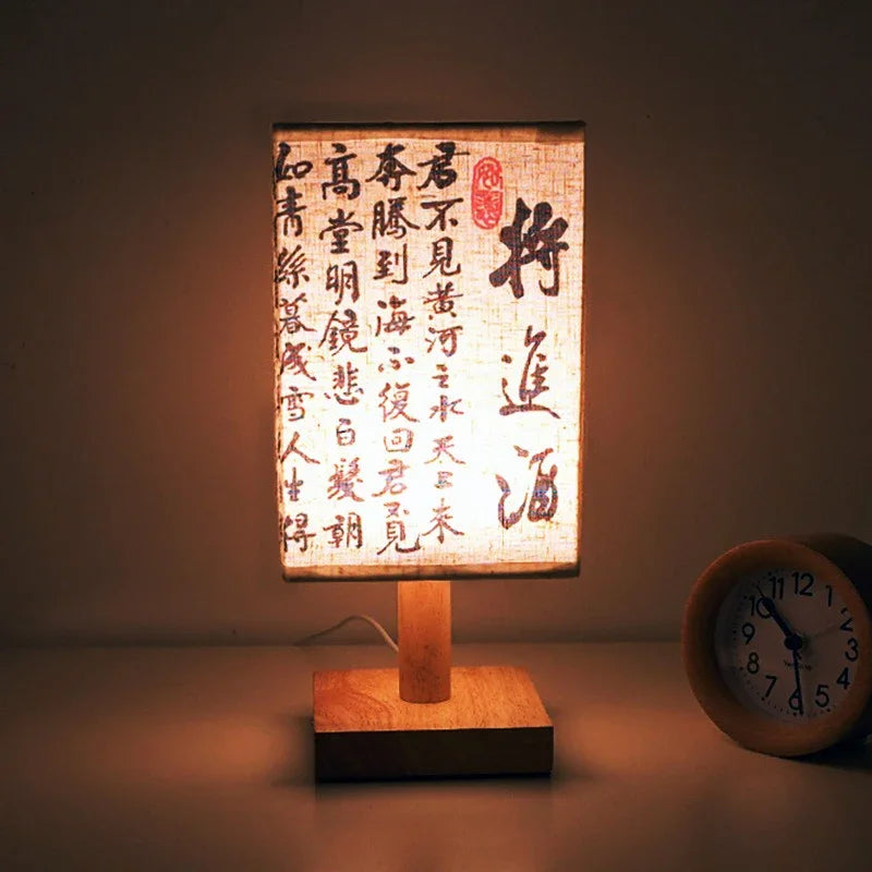 LumiNest™ Dimmable LED Bedside Table Lamp – Elegant Fabric Shade Bedroom Light