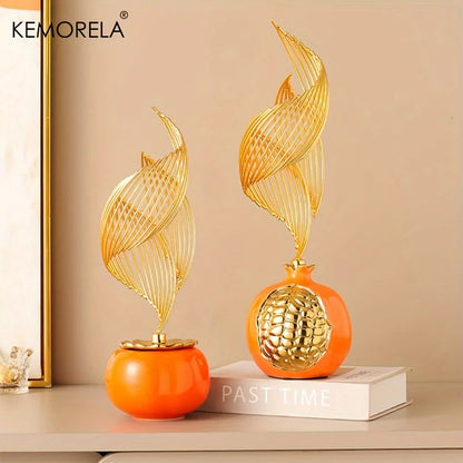 Modern Ceramic Statue – Nordic Luxury Figurine for Home, Living Room & Office Décor