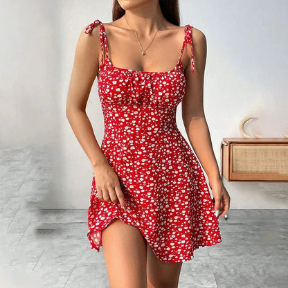PureSummer Women’s Short Floral Dress