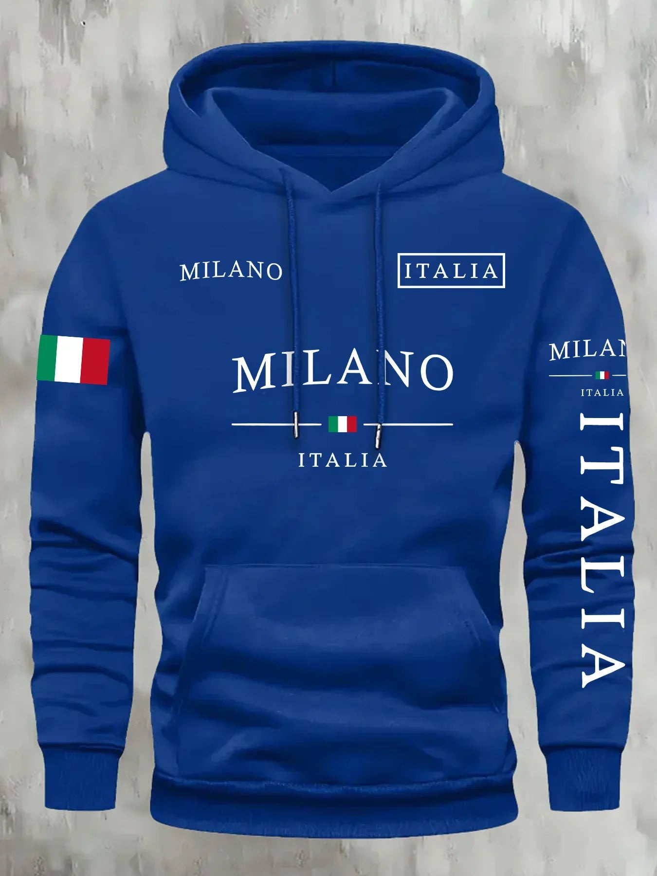 Milano Edge Oversized Hoodie – Fashion Sports & Casual Unisex Sweatshirt for All Seasons