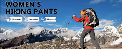 Women's Windproof Thermal Trousers | Warm Outdoor Hiking & Walking Pants
