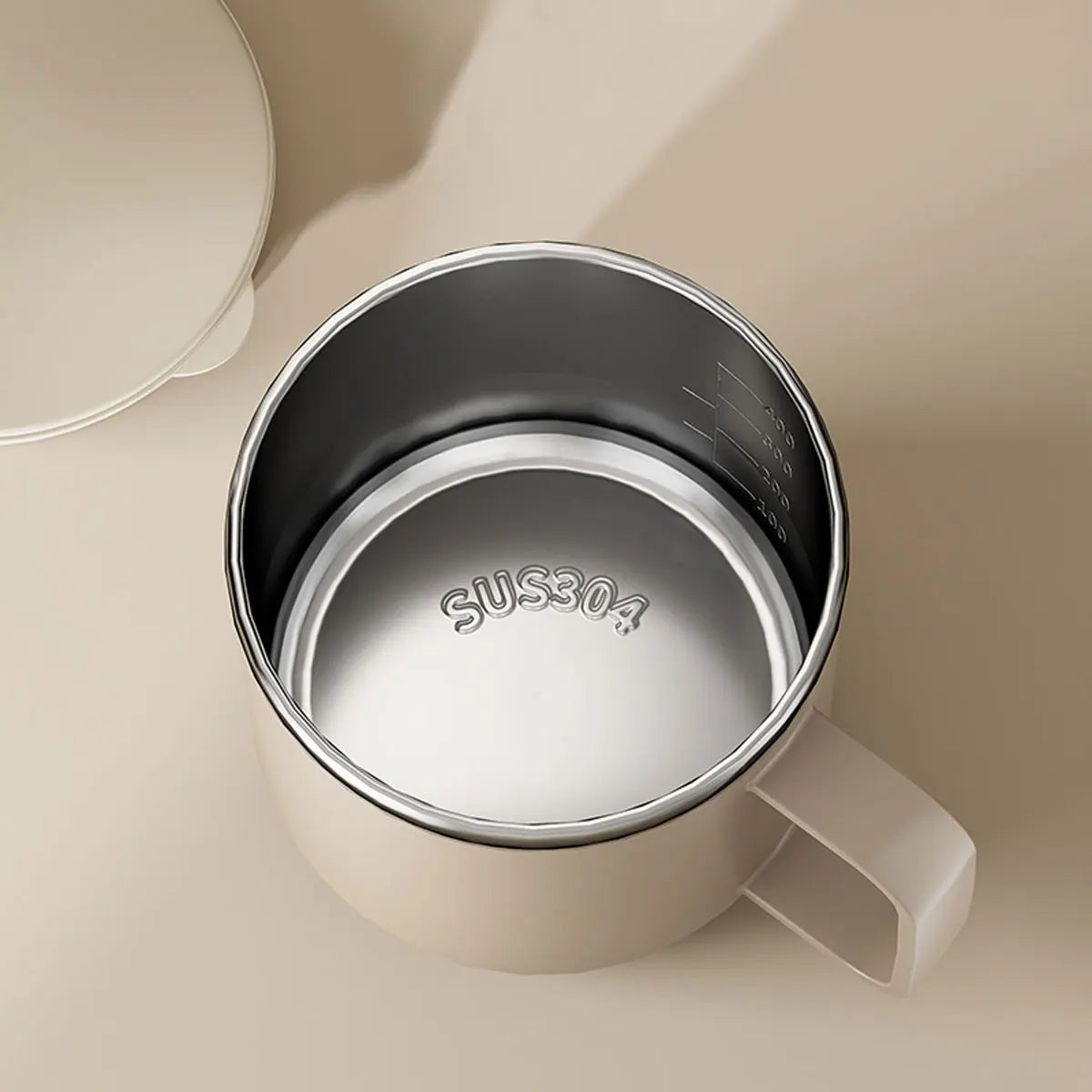 ThermaSip™ 400ml Insulated Stainless Steel Coffee Mug – Double Wall Leakproof Travel Cup with Lid