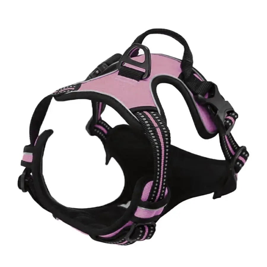 SafeStride™ Reflective Front-Clip Harness with Handle for Large Dogs