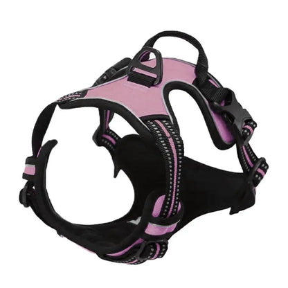 SafeStride™ Reflective Front-Clip Harness with Handle for Large Dogs