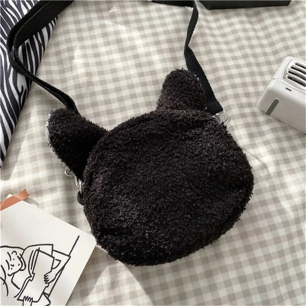 HOMEFISH SoftTouch Plush Shoulder Bag