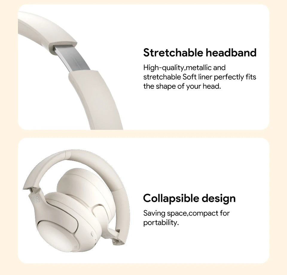 QCY H3 UltraQuiet ANC Headphones