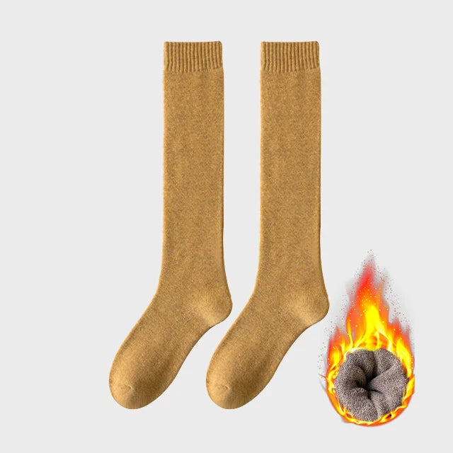 WarmNest™ Premium Winter Knee-High Socks – Breathable Thick Cotton Thermal Socks for Women