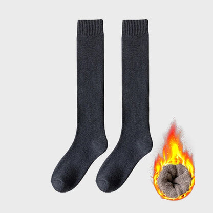 WarmNest™ Premium Winter Knee-High Socks – Breathable Thick Cotton Thermal Socks for Women