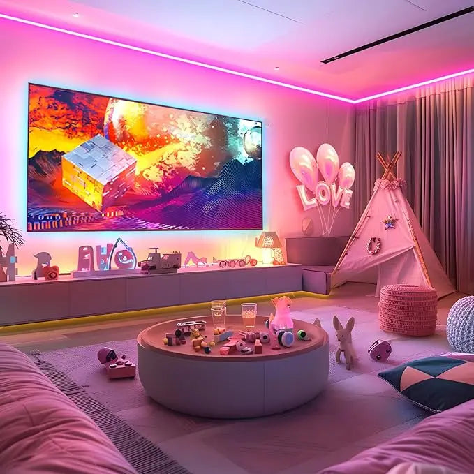 NeonFlex™ RGB LED Strip Lights – App &amp; Remote Controlled Neon Rope Lamp with Music Sync &amp; Waterproof Design