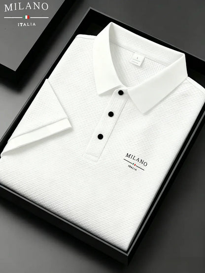 Polo de manga corta prémium para hombre | Ajuste clásico para el día a día