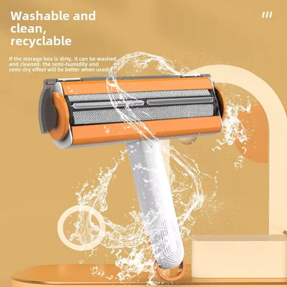 LintAway™ 2-in-1 Reusable Lint Roller – Double-Sided Pet Hair & Dust Remover for Clothes, Sofa & Bed