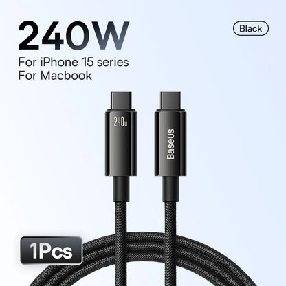 UltraCharge Pro 240W USB-C Fast Charging Cable for iPhone, MacBook & Samsung