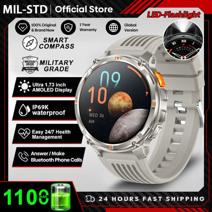 T-Rex3 Ultra Outdoor GPS Smartwatch – 1100mAh B