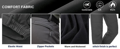 Women's Windproof Thermal Trousers | Warm Outdoor Hiking & Walking Pants