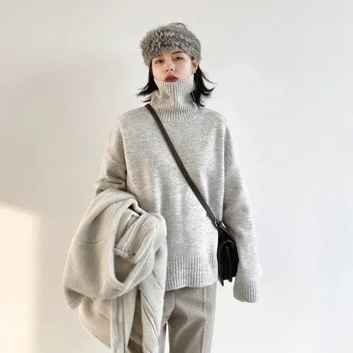 Women's Roll Neck Jumper (termo britânico para Turtleneck Sweater)