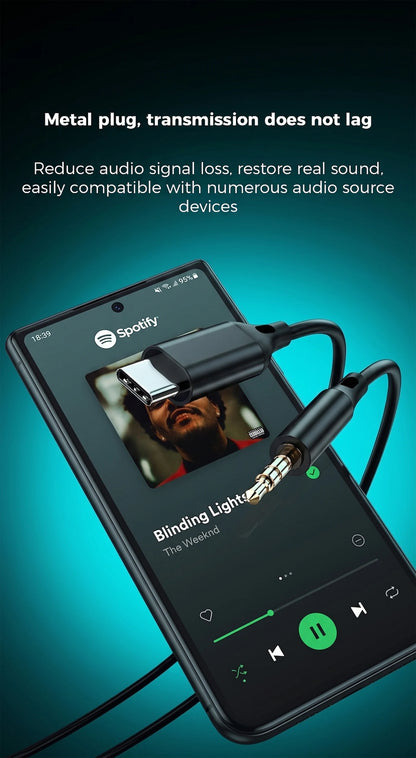 PureSound Type-C HiFi Earbuds – Wired Stereo Headphones with Deep Bass & HD Mic