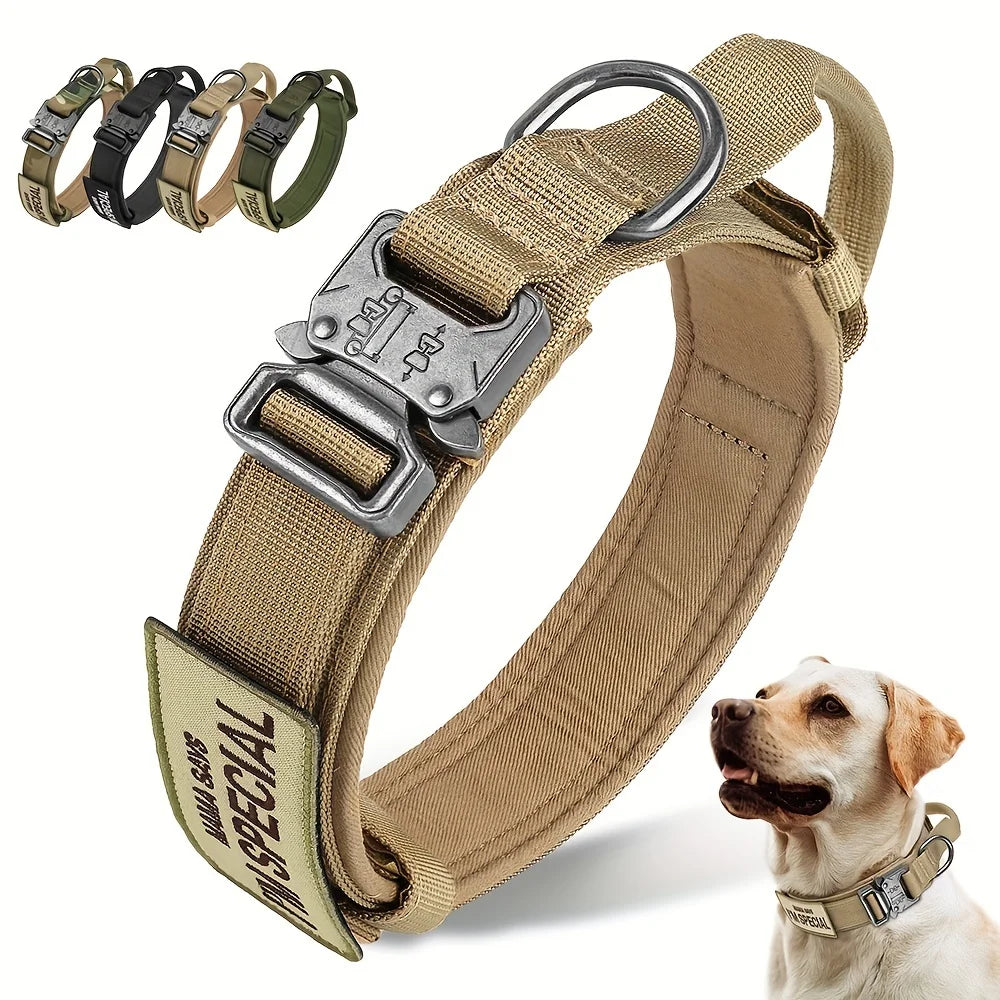 Collar de entrenamiento estilo militar CommandK9™ con asa y parche