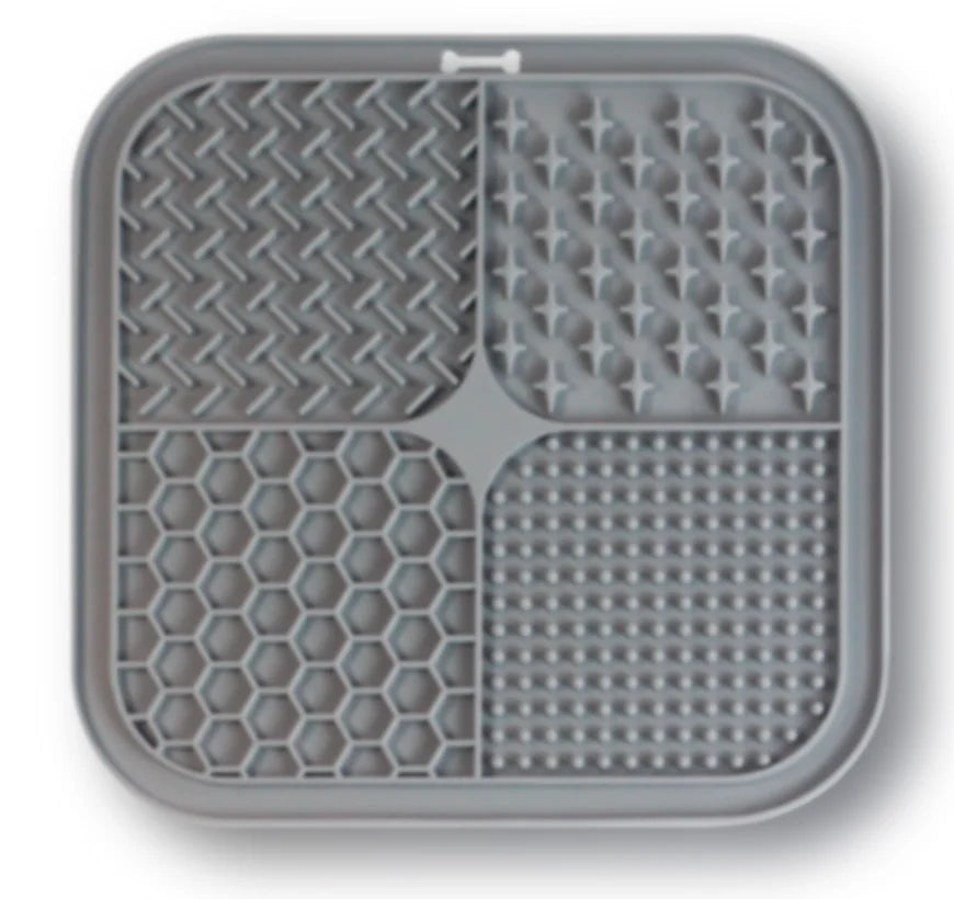 PawLick™ Silicone Slow Feeder Licking Mat – Suction Cup Anti-Choke Pet Feeding Mat