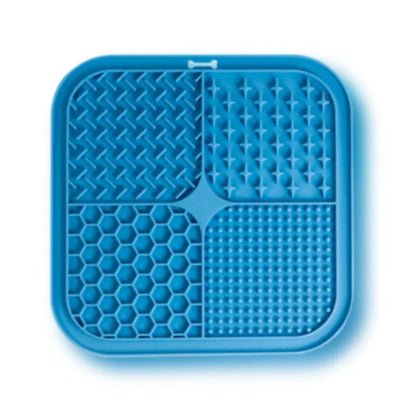 PawLick™ Silicone Slow Feeder Licking Mat – Suction Cup Anti-Choke Pet Feeding Mat
