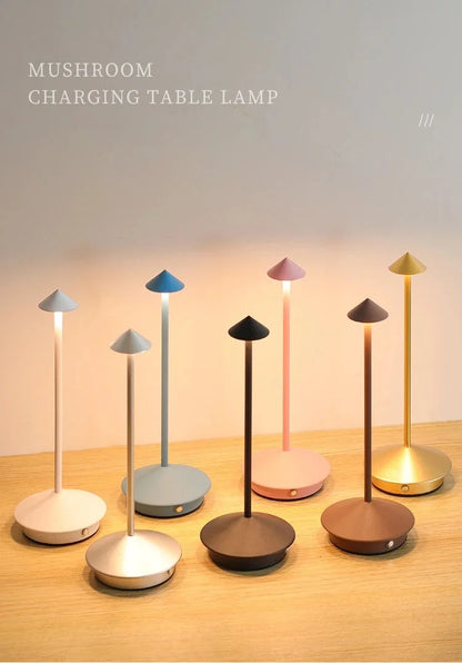 LumiTouch™ Rechargeable LED Table Lamp – Cordless Touch Sensor Bedside Light with 3 Colour Modes
