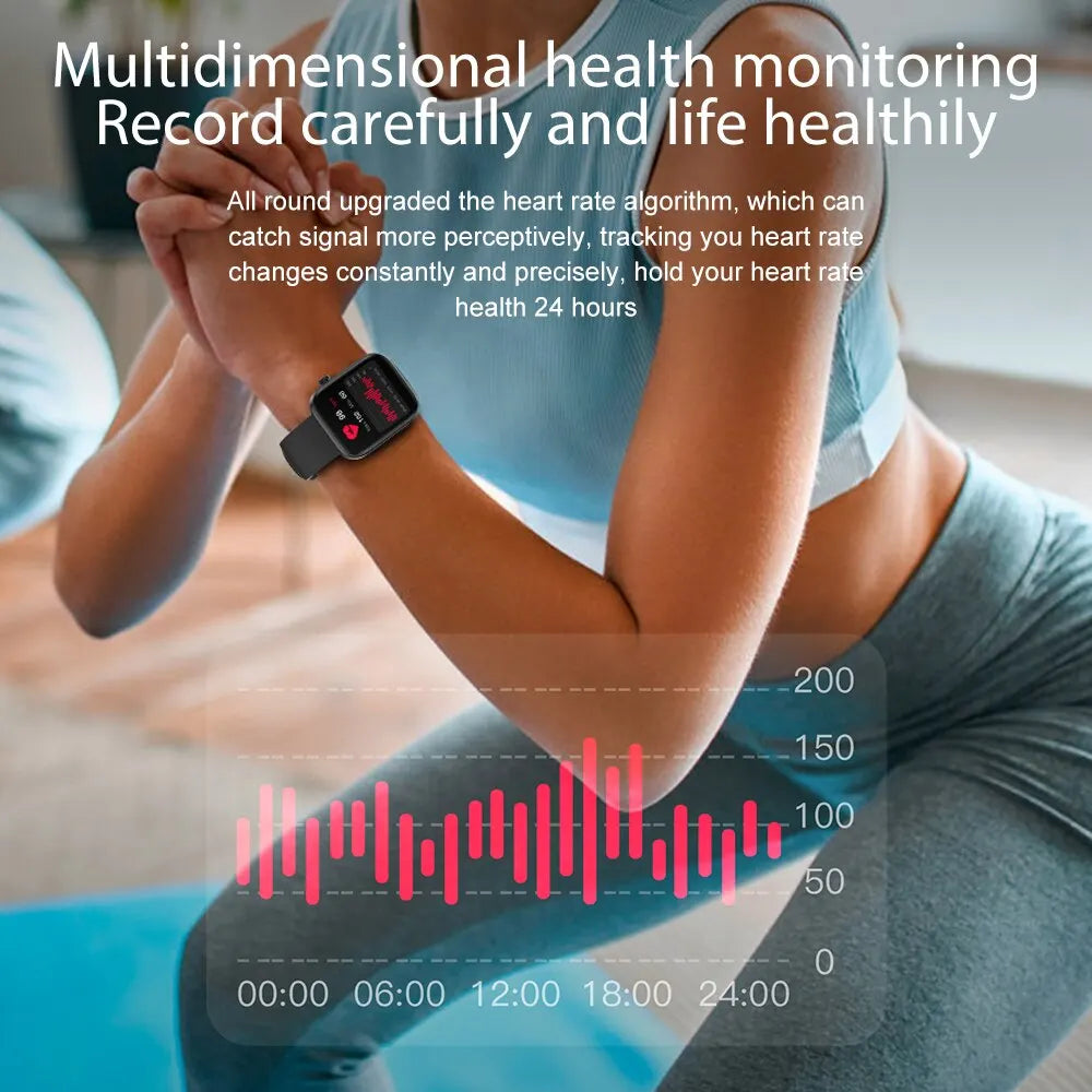 Relógio Inteligente COLMI P71 ActiveVoice – Smartwatch à prova d'água IP68 com monitoramento de saúde para homens e mulheres